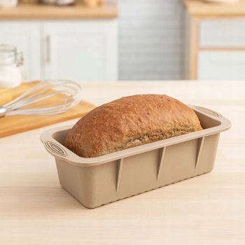 Forma do chleba KEKSÓWKA Silikonowa 25,5x12,5 cm Taupe Altom Design