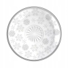 Talerz deserowy Altom Design Śnieżynki 17,5 cm - 6 szt.