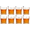 Zestaw 6 szklanek do whisky z grawerem Kryształowe 340ml Prezent na Święta
