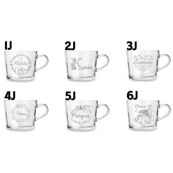 Filiżanka ze spodkiem 450ml Twój Grawer Napis Prezent dla Babci i Dziadka