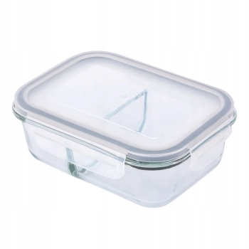 Pojemnik dzielony lunchbox pojemnik na żywność prostokątny Fresh 0,65L