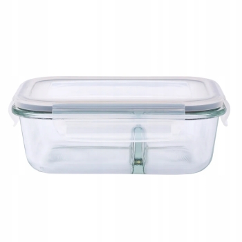 Pojemnik dzielony lunchbox pojemnik na żywność prostokątny Fresh 0,65L