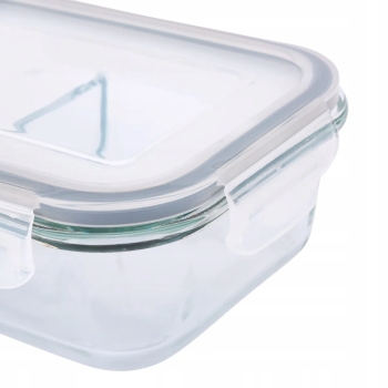 Pojemnik dzielony lunchbox pojemnik na żywność prostokątny Fresh 0,65L