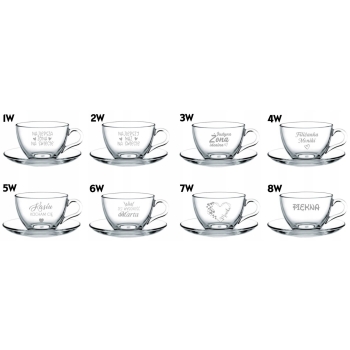 Filiżanka do kawy Prezent na Walentynki Dzień Kobiet Twój Tekst 0,2L Grawer