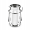 Metalowa Kanka na mleko Tadar srebrna 2,5 l