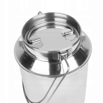 Metalowa Kanka na mleko Tadar srebrna 2,5 l