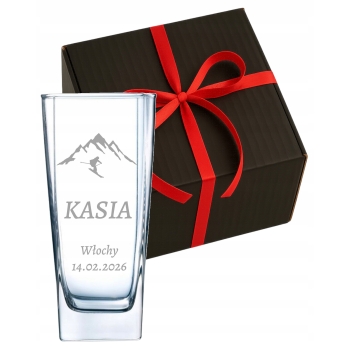 Szklanka do drinków z grawerem na Prezent Urodziny Wieczór Panieński 330ml