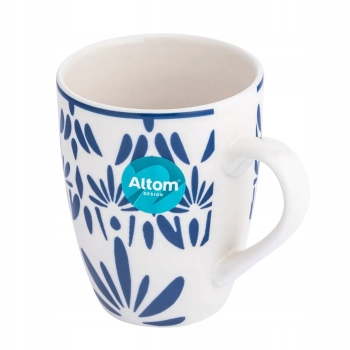 Kubek porcelanowy mozaika niebieksa Altom Design Lazur 320 ml