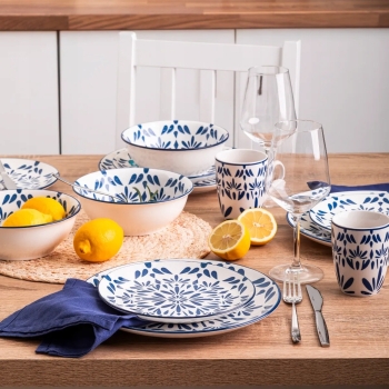 Miska talerz głęboki 0,7 l salaterka porcelanowa Altom Design Lazur 17 cm