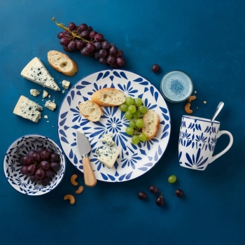 Miska talerz głęboki 0,7 l salaterka porcelanowa Altom Design Lazur 17 cm