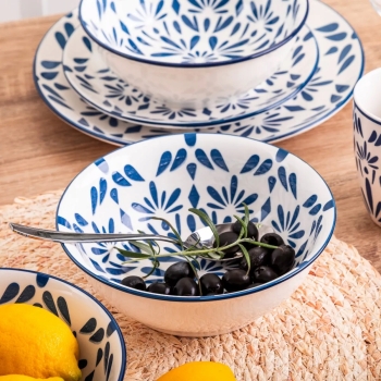 Miska talerz głęboki 0,7 l salaterka porcelanowa Altom Design Lazur 17 cm