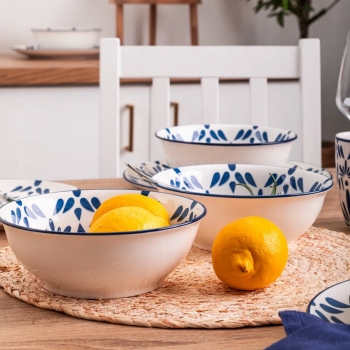 Miska talerz głęboki 0,7 l salaterka porcelanowa Altom Design Lazur 17 cm