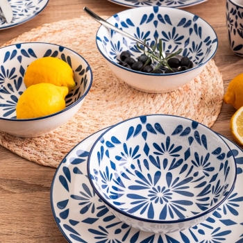 Miska talerz głęboki 0,7 l salaterka porcelanowa Altom Design Lazur 17 cm