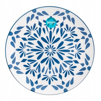 Talerzyk deserowy porcelanowy talerz na ciasto Altom Design Lazur 20 cm