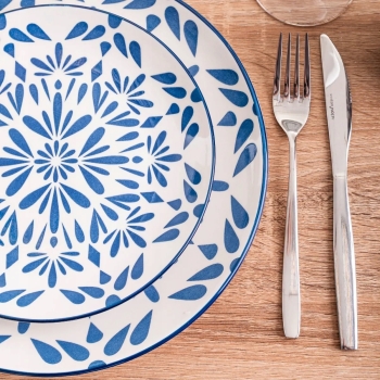 Talerzyk deserowy porcelanowy talerz na ciasto Altom Design Lazur 20 cm