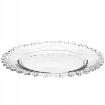 Szklany talerzyk deserowy 19,5cm Bloom Altom Design