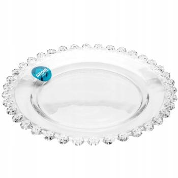 Szklany talerzyk deserowy 19,5cm Bloom Altom Design