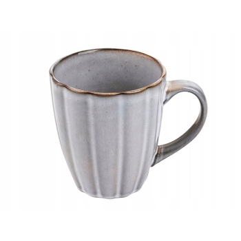 Kubek ceramiczny Handmade 380ml Retro Atlantica szary