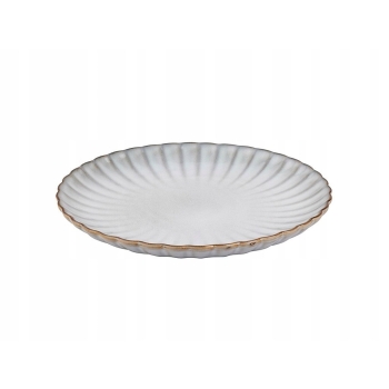 Talerz ceramiczny Handmade 20 cm Retro Atlantica szary