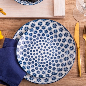 Talerz obiadowy płytki porcelanowy Altom Design Arabeska 26 cm