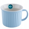 Duży Kubek XXL do Zupy ceramiczny Fusion Blue 650 ml