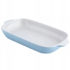 Naczynie ceramiczne do piekarnika błękitne z uchwytami Fusion Blue 36,5cm
