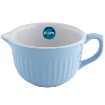 Ceramiczne naczynie z uchwytem sosjerka Fusion Blue 550 ml 17,5cm