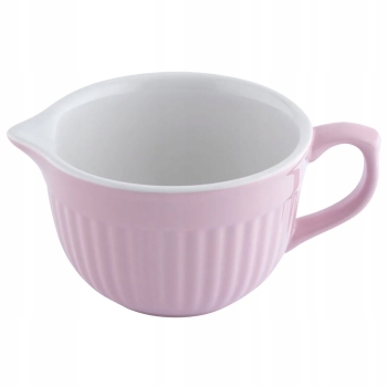 Ceramiczne naczynie z uchwytem sosjerka Fusion Pink 550 ml 17,5cm