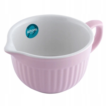 Ceramiczne naczynie z uchwytem sosjerka Fusion Pink 550 ml 17,5cm