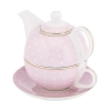 Dzbanek z filiżanką TEA FOR ONE Zestaw do herbaty Altom Design Natalie Pink