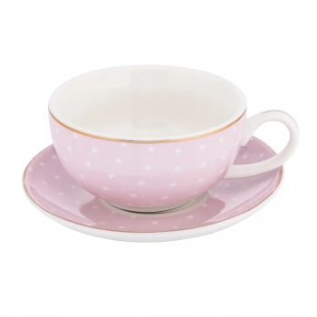 Dzbanek z filiżanką TEA FOR ONE Zestaw do herbaty Altom Design Natalie Pink
