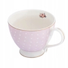 Filiżanka do kawy herbaty duża porcelanowa Altom Design Natalie Pink 450 ml
