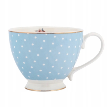 Duża filiżanka do kawy herbaty porcelanowa Altom Design Natalie Blue 450 ml