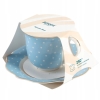 Filiżanka do kawy herbaty ze spodkiem Altom Design Natalie Blue 250 ml