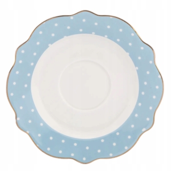 Filiżanka do kawy herbaty ze spodkiem Altom Design Natalie Blue 250 ml