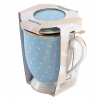 Kubek z zaparzaczem i pokrywką porcelanowy Natalie Blue błękitny 300 ml