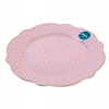 Talerzyk talerz deserowy porcelanowy Altom Design Natalie Pink 21 cm