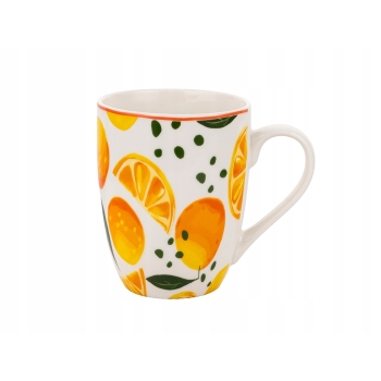 Kubek porcelanowy 340ml wiosenny pomarańcze Oranssi Florina