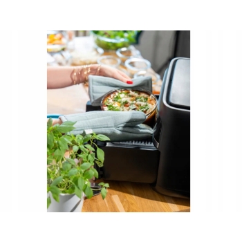 Naczynie żaroodporne okrągłe Brytfanna Pyrex 1L do Air Fryer 20x18x7cm