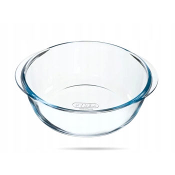 Naczynie żaroodporne okrągłe Brytfanna Pyrex 2,3L do Air Fryer 26x23x8cm