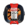Koszyk pojemnik metalowy z uchwytem do AIR FRYER 22x21 cm PYREX kwadratowy