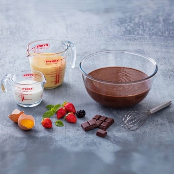 Naczynie żaroodporne okrągłe Miska duża Pyrex 3,1 l średnica 24cm