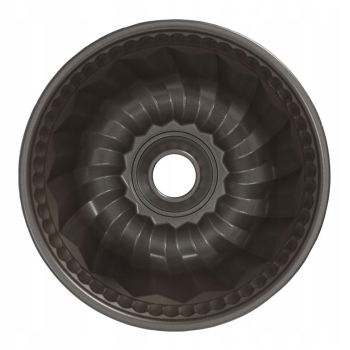 Forma do babki z tuleją STAL WĘGLOWA Pyrex średnica 22cm