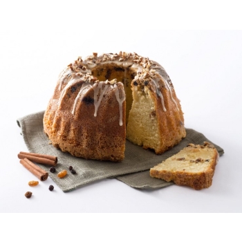 Forma do babki z tuleją STAL WĘGLOWA Pyrex średnica 22cm