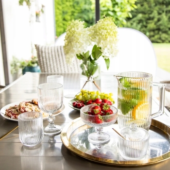 Miseczka szklana 550 ml salaterka na przekąski Altom Design Selena 13 cm