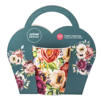 Kubek porcelanowy na Prezent Kwiaty Anemon 350 ml Altom Design