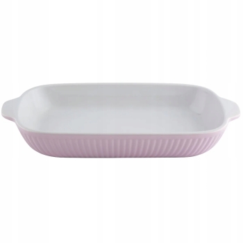 Naczynie ceramiczne do piekarnika błękitne z uchwytami Fusion Pink 36,5cm