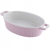 Naczynie ceramiczne do piekarnika błękitne z uchwytami Fusion Pink 27x15cm