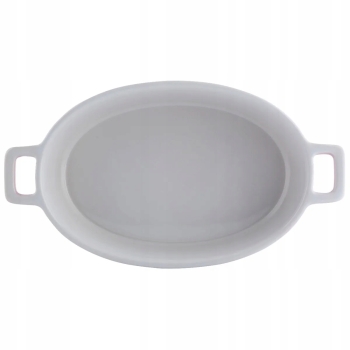 Naczynie ceramiczne do piekarnika błękitne z uchwytami Fusion Pink 27x15cm