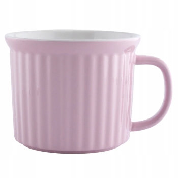 Duży Kubek XXL do Zupy ceramiczny Fusion Pink 650 ml